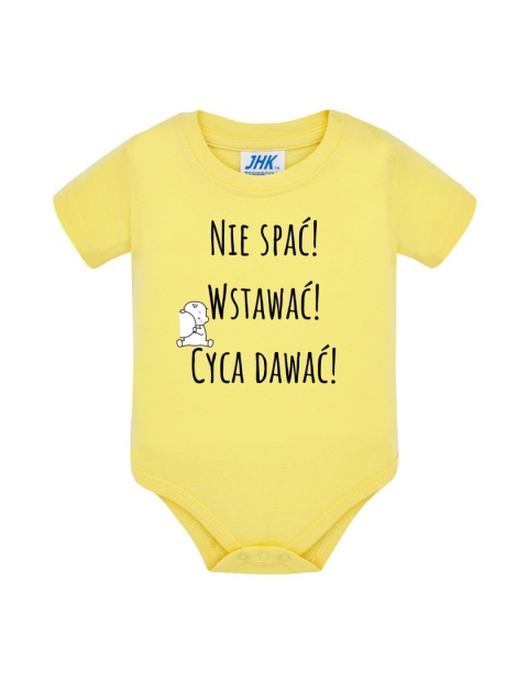 Nie spać! Wstawać! Cyca dawać!