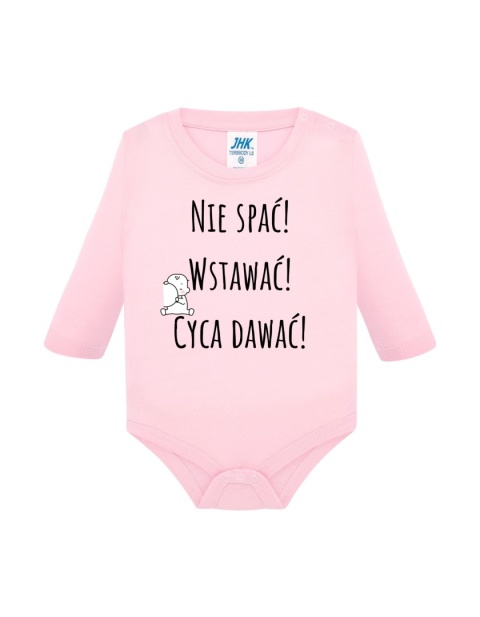 Nie spać! Wstawać! Cyca dawać!
