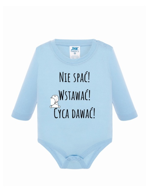 Nie spać! Wstawać! Cyca dawać!