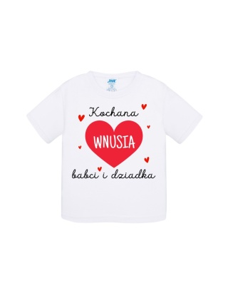 Kochana wnusia babci i dziadka (koszulka)