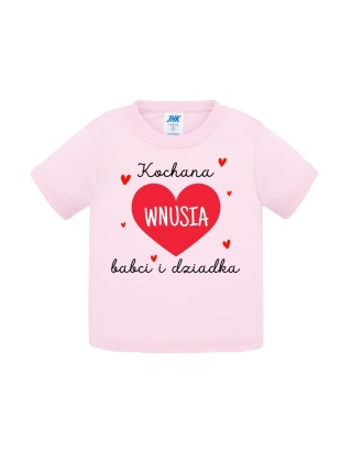 Kochana wnusia babci i dziadka (koszulka)