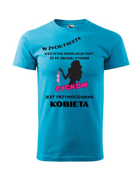 W życiu faceta wszystko komplikuje fakt, że po drugiej stronie cycków przymocowana jest kobieta