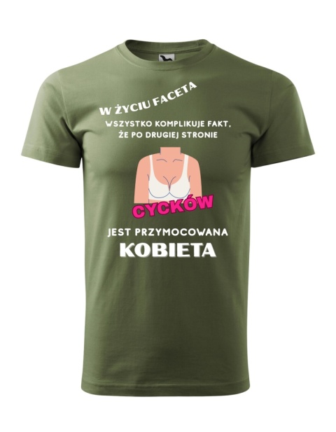 W życiu faceta wszystko komplikuje fakt, że po drugiej stronie cycków przymocowana jest kobieta
