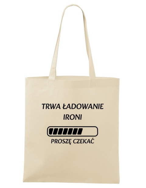 Shopperka "Trwa ładowanie ironii... proszę czekać"
