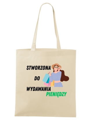 Shopperka "Stworzona do wydawania pieniędzy"
