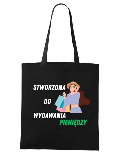 Shopperka "Stworzona do wydawania pieniędzy"
