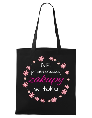 Shopperka "Nie przeszkadzaj, zakupy w toku"