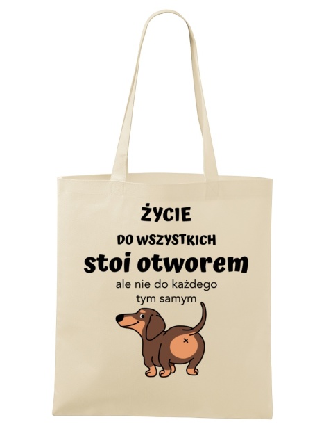 Shopperka "Życie do wszystkich stoi otworem. Ale nie do każdego tym samym"