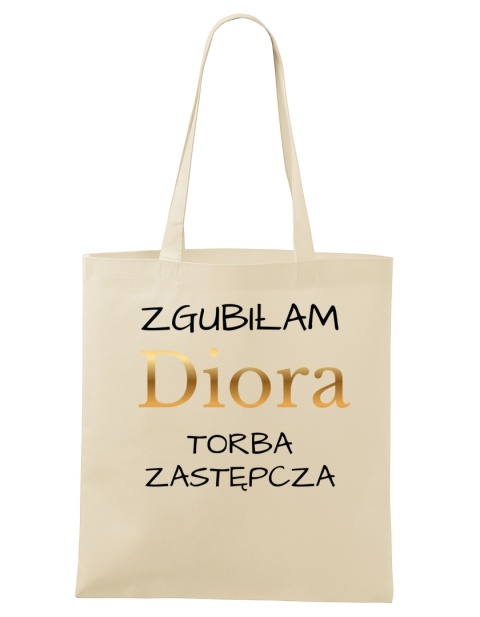 Shopperka "Zgubiłam Diora. Torba zastępcza"