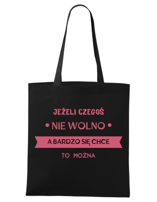 Shopperka "Jeśli czegoś nie wolno, a bardzo się chce to można"