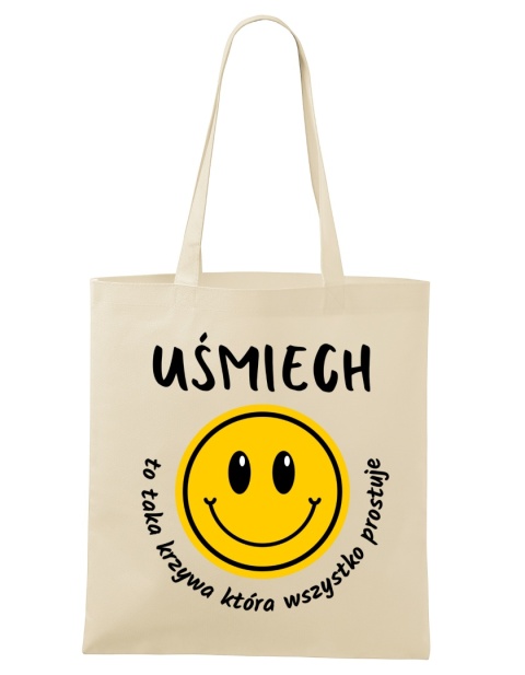 Shopperka "Uśmiech to taka krzywa która wszystko prostuje"