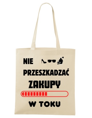 Shopperka "Nie przeszkadzać, zakupy w toku"
