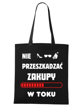 Shopperka "Nie przeszkadzać, zakupy w toku"