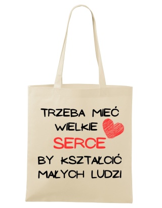 Shopperka "Trzeba mieć wielkie serce, żeby kształcić małych ludzi"