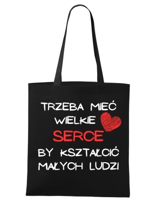 Shopperka "Trzeba mieć wielkie serce, żeby kształcić małych ludzi"
