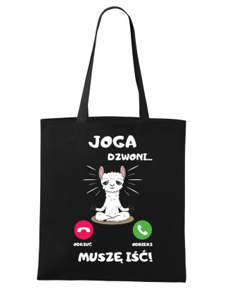 Shopperka "Joga dzwoni, muszę iść"
