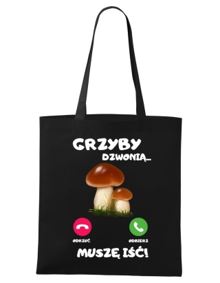 Shopperka "Grzyby dzwonią, muszę iść"