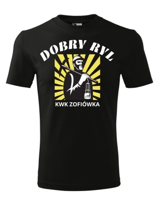 Barbórka - Koszulka dla Górnika - Dobry ryl (+nazwa kopalni)