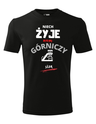 Barbórka - Koszulka dla Górnika - Niech żyje nam górniczy stan (cz)