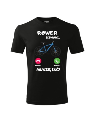 Rower dzwoni, muszę iść (chłopiec)