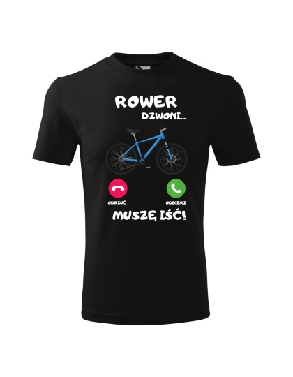 Rower dzwoni, muszę iść (chłopiec)