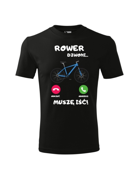 Rower dzwoni, muszę iść (chłopiec)