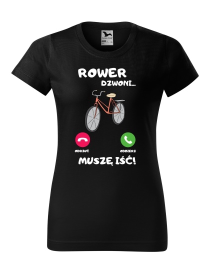 Rower dzwoni, muszę iść (damska)