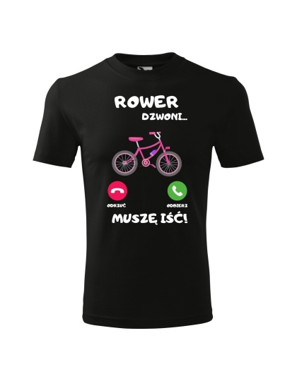 Rower dzwoni, muszę iść (dziewczynka)