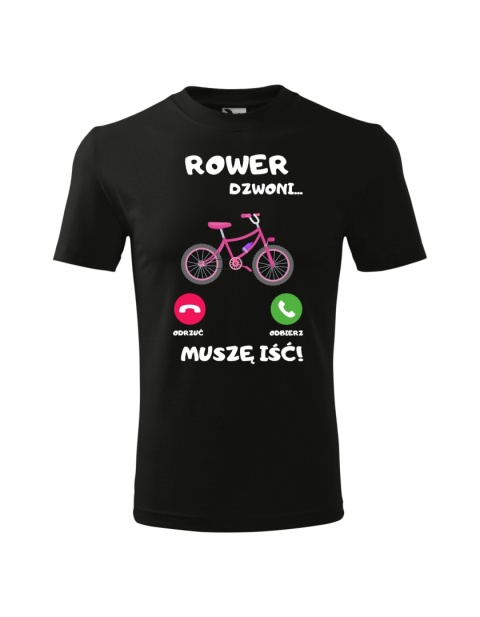 Rower dzwoni, muszę iść (dziewczynka)