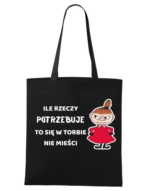 Shopperka "Ile rzeczy potrzebuje to się w torbie nie mieści" Mała Mi