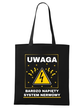 Shopperka "Uwaga! Bardzo napięty system nerwowy"