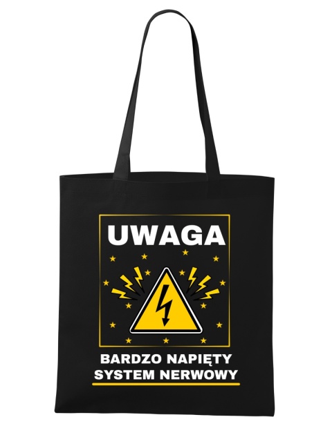 Shopperka "Uwaga! Bardzo napięty system nerwowy"