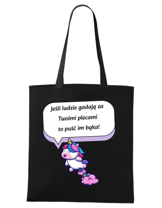 Shopperka "Jeśli gadają za Twoimi plecami, to puść im bąka!"