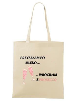 Shopperka "Przyszłam po mleko, wróciłam z prosseco"