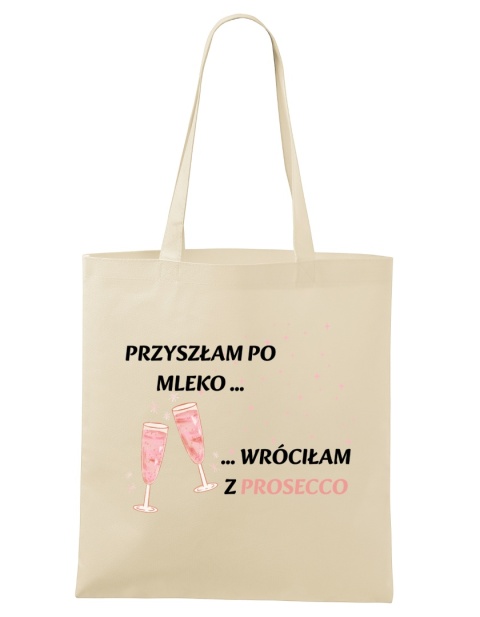 Shopperka "Przyszłam po mleko, wróciłam z prosseco"