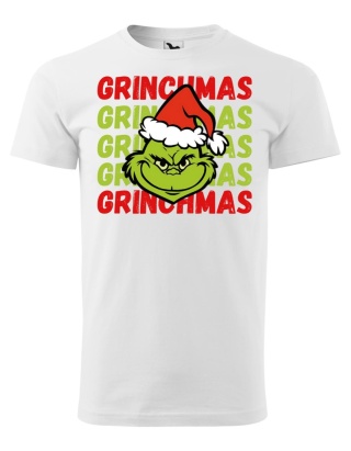 Święta - Koszulka męska świąteczna - Grinchmass