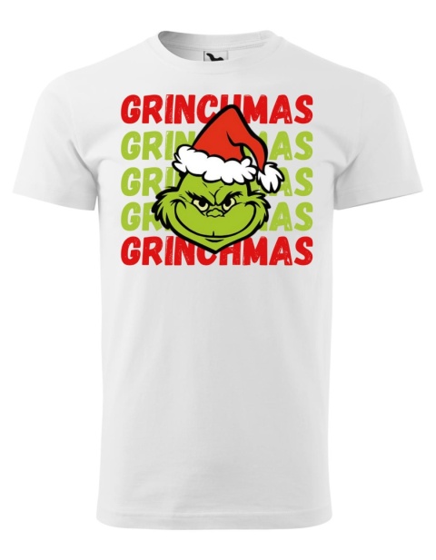 Święta - Koszulka męska świąteczna - Grinchmass