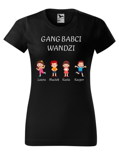 Dzień Babci - Koszulka dla babci - GANG BABCI (personalizacja)