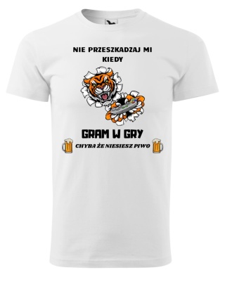 Nie przeszkadzaj mi kiedy GRAM W GRY, chyba że niesiesz piwo
