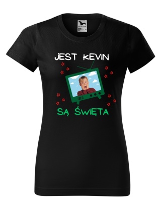 Święta - Koszulka damska świąteczna - "Jest Kevin, są święta"