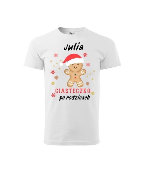 Święta - Koszulka dziecięca - Ciasteczko po rodzicach (+imię)