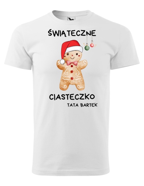 Zestaw 2 Rodzinny Świąteczny - Świąteczne ciasteczko (+imię) Damska, męska 2x dziecięca