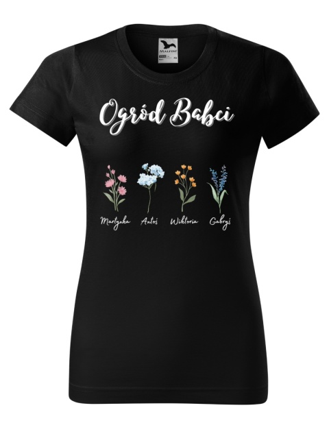 Dzień Babci - Koszulka dla babci - Ogród babci (personalizacja)