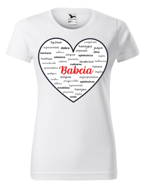 Dzień Babci - Koszulka dla babci - BABCIA serduszko