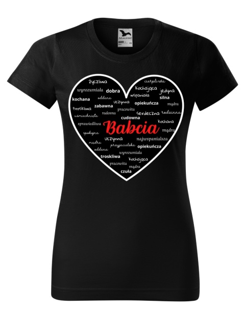 Dzień Babci - Koszulka dla babci - BABCIA serduszko