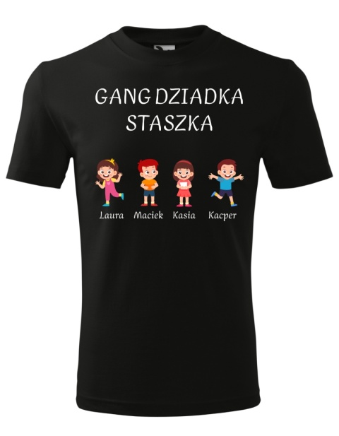 Dzień Dziadka - Koszulka dla Dziadka - GANG DZIADKA (personalizacja)