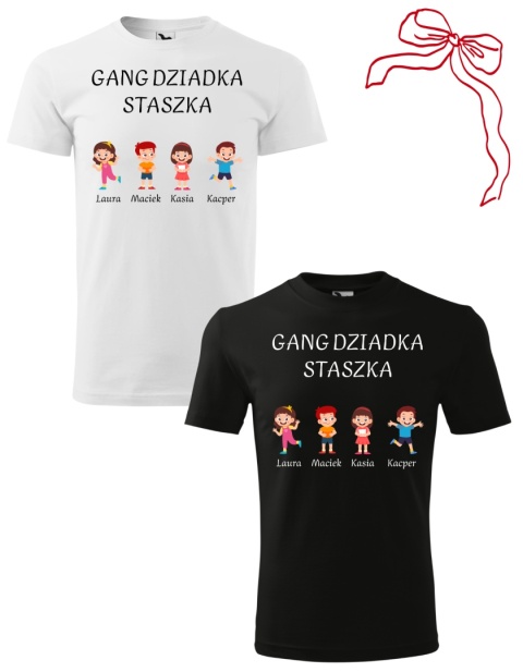 Dzień Dziadka - Koszulka dla Dziadka - GANG DZIADKA (personalizacja)