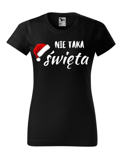 Święta - Koszulka damska świąteczna - Nie taka święta
