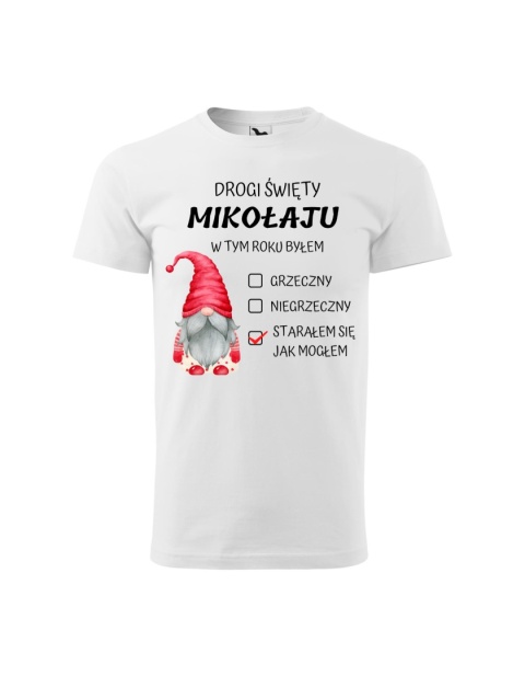 Święta - Koszulka dziecięca - Drogi Mikołaju w tym roku ... Starałem się jak mogłem!